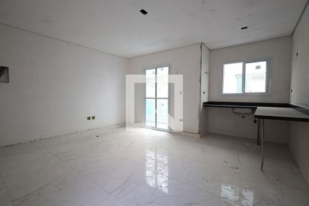Sala / Cozinha de casa de condomínio à venda com 2 quartos, 129m² em Vila Metalúrgica, Santo André