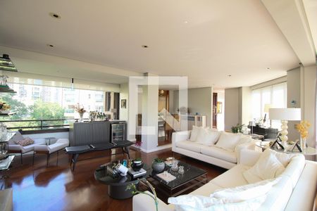 Sala de apartamento à venda com 4 quartos, 200m² em Jardim Fonte do Morumbi, São Paulo