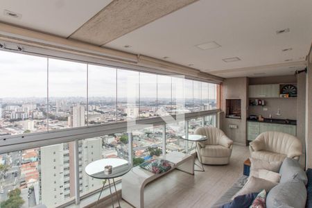 Varanda de apartamento para alugar com 3 quartos, 136m² em Vila Paiva, São Paulo