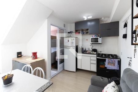 Sala/Cozinha de apartamento para alugar com 1 quarto, 62m² em Vila Moraes, São Paulo