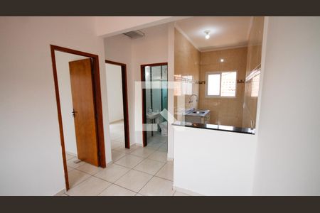Sala de casa de condomínio para alugar com 2 quartos, 72m² em Aviação, Praia Grande
