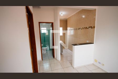 Sala de casa de condomínio para alugar com 2 quartos, 72m² em Aviação, Praia Grande