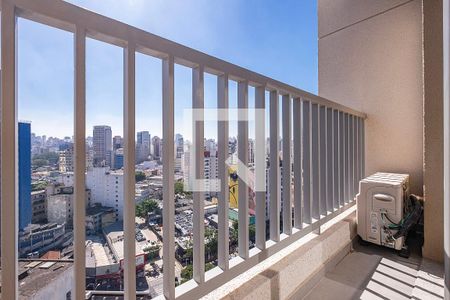Studio - Varanda de kitnet/studio para alugar com 1 quarto, 25m² em Pinheiros, São Paulo