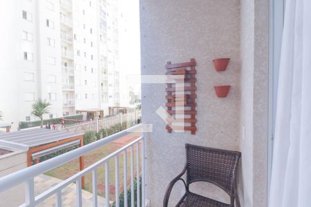 Varanda da Sala de apartamento à venda com 1 quarto, 52m² em Cidade Luíza, Jundiaí