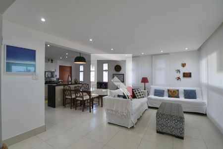 Sala de apartamento para alugar com 2 quartos, 105m² em Vila Luis Antonio, Guarujá