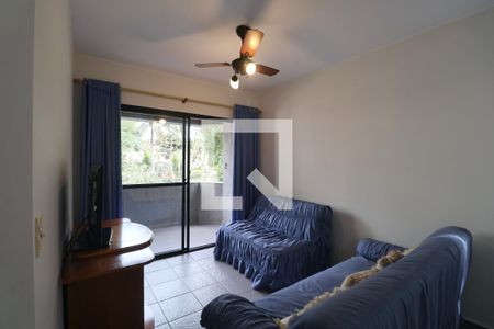 Sala de apartamento para alugar com 1 quarto, 54m² em Jardim Las Palmas, Guarujá