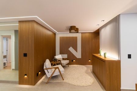 Sala de apartamento à venda com 2 quartos, 96m² em Nova Campinas, Campinas