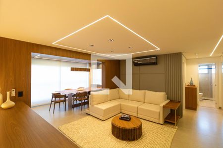 Sala de apartamento à venda com 2 quartos, 96m² em Nova Campinas, Campinas