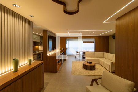 Sala de apartamento à venda com 2 quartos, 96m² em Nova Campinas, Campinas