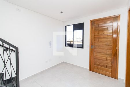 Sala/Cozinha de apartamento à venda com 1 quarto, 38m² em Vila Nova Carolina, São Paulo