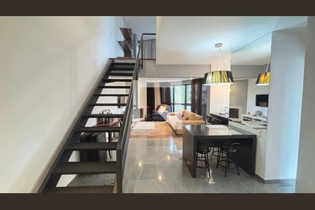 Sala - Sala de Jantar de apartamento para alugar com 1 quarto, 97m² em Jardim, Santo André