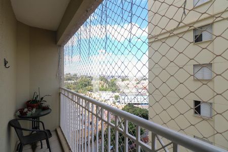 Varanda da Sala de apartamento à venda com 3 quartos, 74m² em Jardim Sao Caetano, São Caetano do Sul