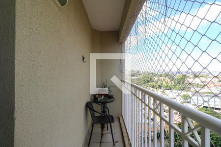 Varanda da Sala de apartamento à venda com 3 quartos, 74m² em Jardim Sao Caetano, São Caetano do Sul