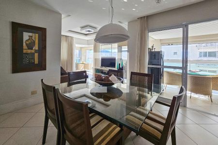 Sala de apartamento para alugar com 4 quartos, 150m² em Jardim Asturias, Guarujá