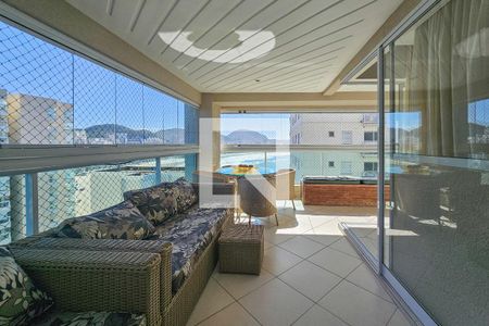 Varanda de apartamento para alugar com 4 quartos, 150m² em Jardim Asturias, Guarujá