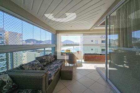 Varanda de apartamento para alugar com 4 quartos, 150m² em Jardim Asturias, Guarujá
