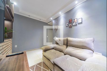 Sala de apartamento à venda com 2 quartos, 50m² em Vila Santo Alberto, Santo André