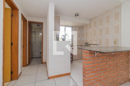 Sala/Cozinha de apartamento à venda com 2 quartos, 38m² em Cavalhada, Porto Alegre