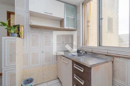 Sala/Cozinha de apartamento à venda com 2 quartos, 38m² em Cavalhada, Porto Alegre