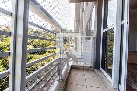 Varanda da Sala de kitnet/studio à venda com 1 quarto, 45m² em Tamboré, Santana de Parnaíba