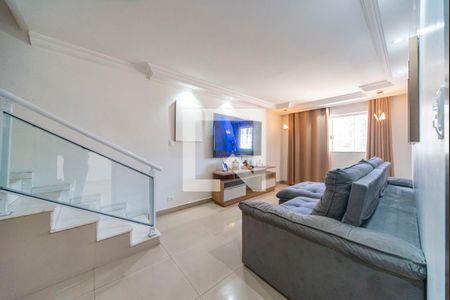 Sala de casa à venda com 5 quartos, 328m² em Jardim Stella, Santo André