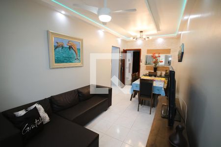 Sala de apartamento para alugar com 2 quartos, 73m² em Canto do Forte, Praia Grande