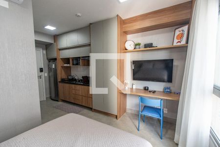 Sala/quarto de apartamento para alugar com 1 quarto, 22m² em , São Paulo