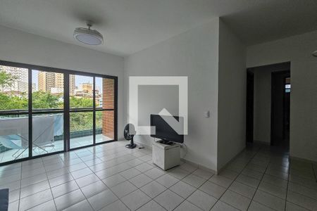 Sala de apartamento para alugar com 2 quartos, 70m² em Jardim Las Palmas, Guarujá