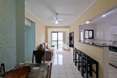 Sala de apartamento para alugar com 1 quarto, 50m² em Vila Assuncao, Praia Grande