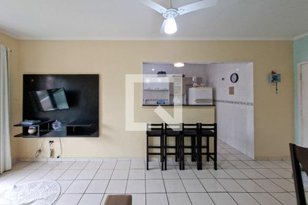Sala de apartamento para alugar com 1 quarto, 50m² em Vila Assuncao, Praia Grande