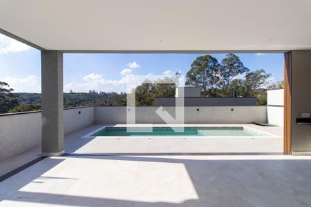 Vista da Sala de casa de condomínio para alugar com 4 quartos, 380m² em Granja Viana, Cotia
