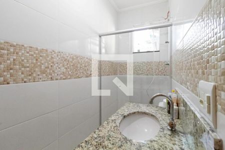 Banheiro da suíte 1 de casa à venda com 3 quartos, 166m² em Bom Jesus, Contagem