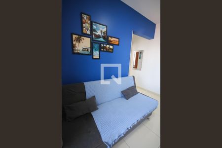 Sala de apartamento para alugar com 1 quarto, 43m² em Maracanã, Praia Grande