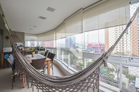 Varanda gourmet de apartamento à venda com 3 quartos, 250m² em Vila Alvaro Marques, São Bernardo do Campo