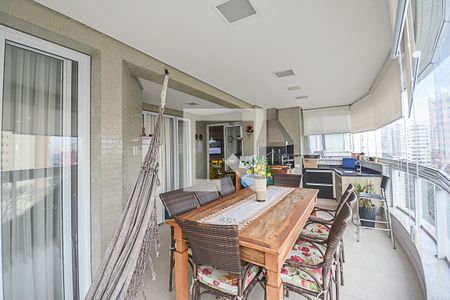 Varanda gourmet de apartamento à venda com 3 quartos, 250m² em Vila Alvaro Marques, São Bernardo do Campo