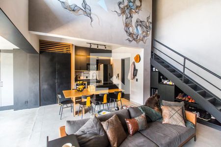 Sala de apartamento à venda com 1 quarto, 82m² em Residencial Tambore Iii, Santana de Parnaíba