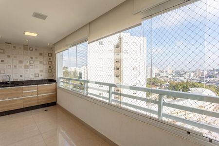 Varanda da sala de apartamento à venda com 3 quartos, 105m² em Centro, Diadema