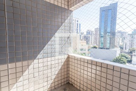 Varanda da Sala de apartamento para alugar com 3 quartos, 120m² em Carmo, Belo Horizonte