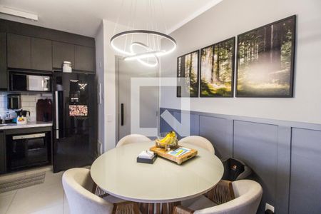 Sala de Jantar de apartamento à venda com 1 quarto, 52m² em Empresarial 18 do Forte, Barueri