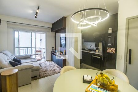 Sala de Jantar de apartamento à venda com 1 quarto, 52m² em Empresarial 18 do Forte, Barueri