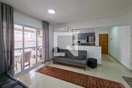 Sala de apartamento para alugar com 2 quartos, 132m² em Aviação, Praia Grande