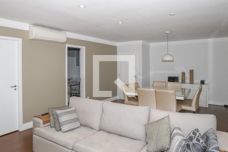 Sala de apartamento para alugar com 3 quartos, 126m² em Vila Romana, São Paulo