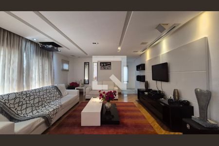 Sala de casa de condomínio à venda com 3 quartos, 470m² em Vila Gilda, Santo André