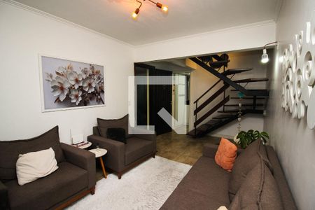 Sala 1 de casa de condomínio à venda com 3 quartos, 142m² em Medianeira, Porto Alegre