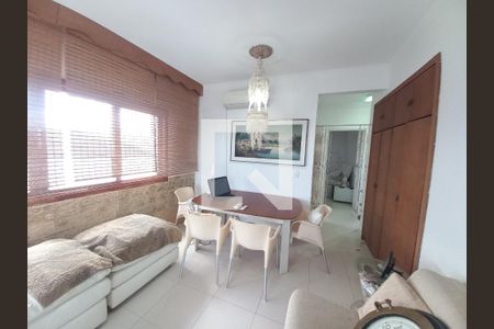 Sala de apartamento para alugar com 1 quarto, 70m² em Ilha Porchat, São Vicente