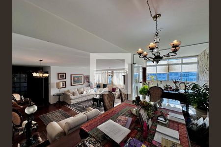 Sala 1 de apartamento para alugar com 3 quartos, 210m² em Santo Amaro, São Paulo