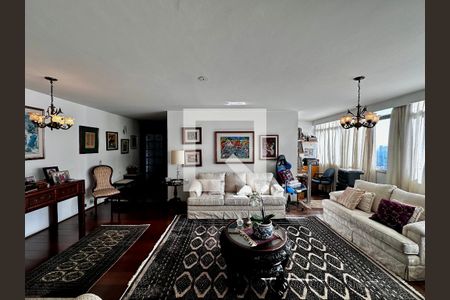 Sala 1 de apartamento para alugar com 3 quartos, 210m² em Santo Amaro, São Paulo