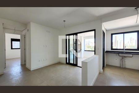 Sala de apartamento à venda com 3 quartos, 105m² em Nova Campinas, Campinas