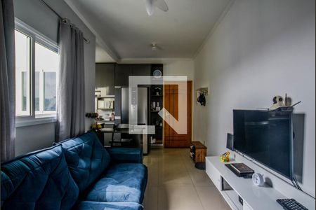 Sala de apartamento à venda com 2 quartos, 100m² em Jardim Ana Maria, Santo André