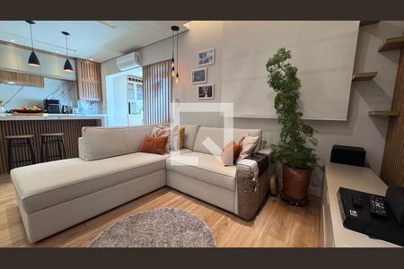 Sala de apartamento à venda com 2 quartos, 72m² em Parque Italia, Campinas